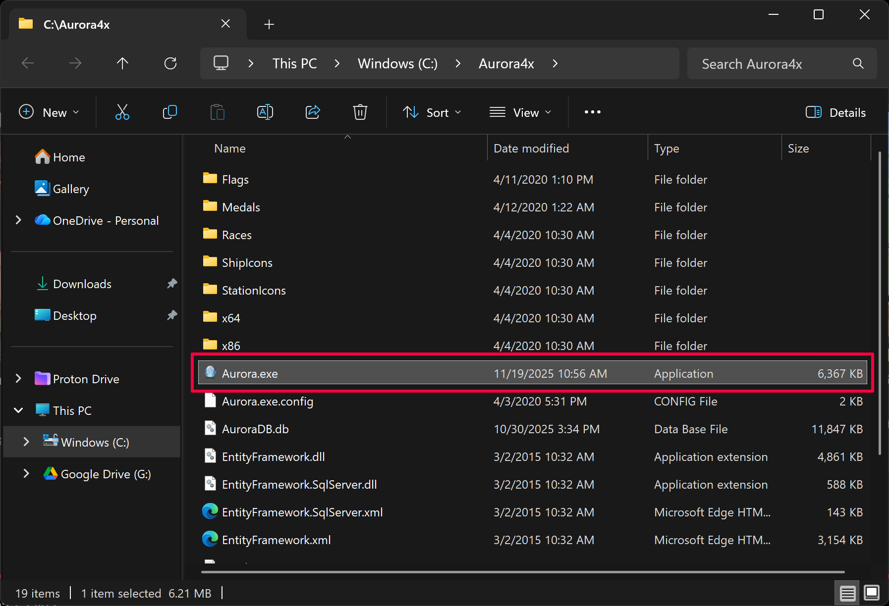 Section illustration